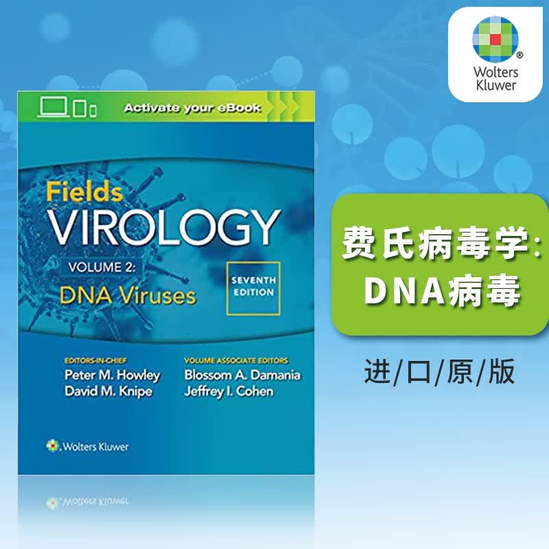 现货  费氏病毒学 卷2Fields Virology: DNA Viruses高性价比高么？
