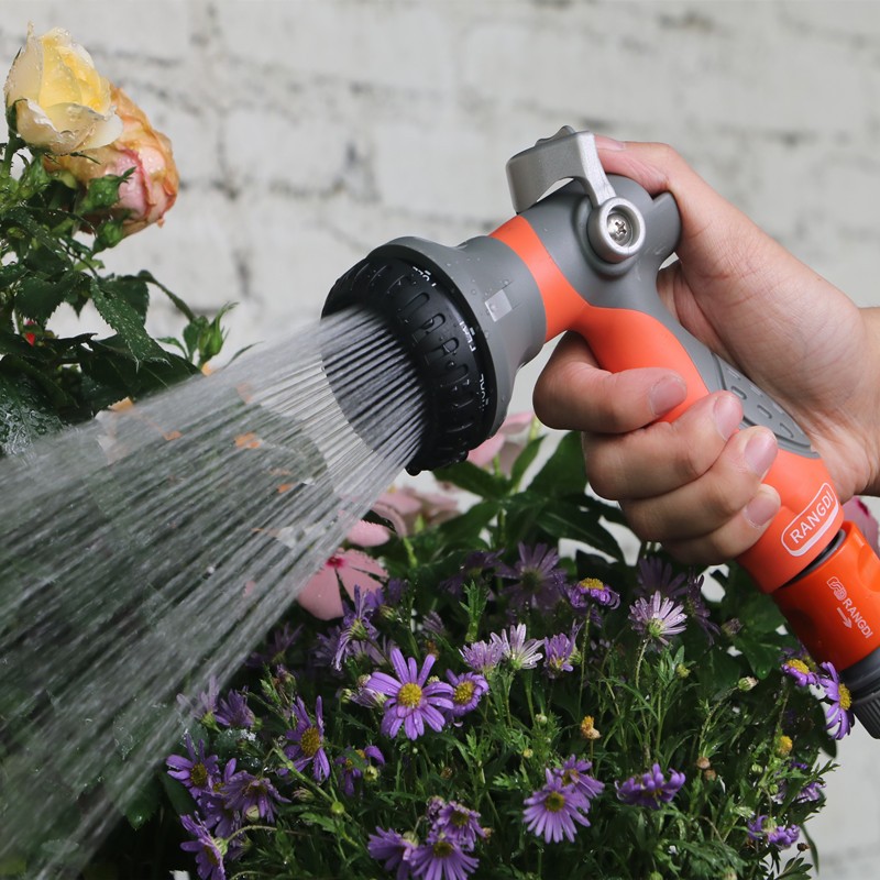 朗迪 可挂墙水车套装浇花洗车软管含喷枪可浇花洗车冲地用水管套装 25