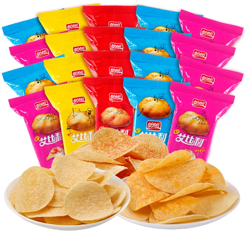 盼盼 艾比利薯片30g*20包 休闲零食独立小包膨化食品休闲零食