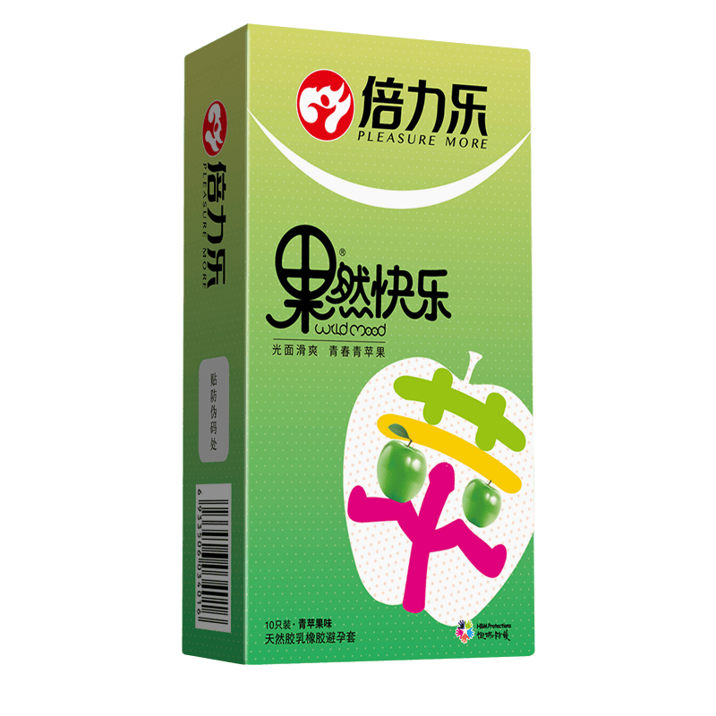 倍力乐 超薄避孕套套男女专用隐形 草莓果味口吹安全套 超薄爽口爱套
