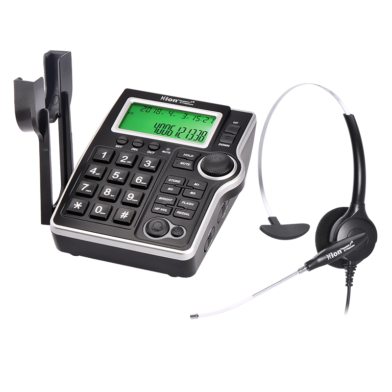 北恩（Hion） U830智能录音电话机话务员客服座机电脑呼叫中心座机录音盒 选配DH30单耳