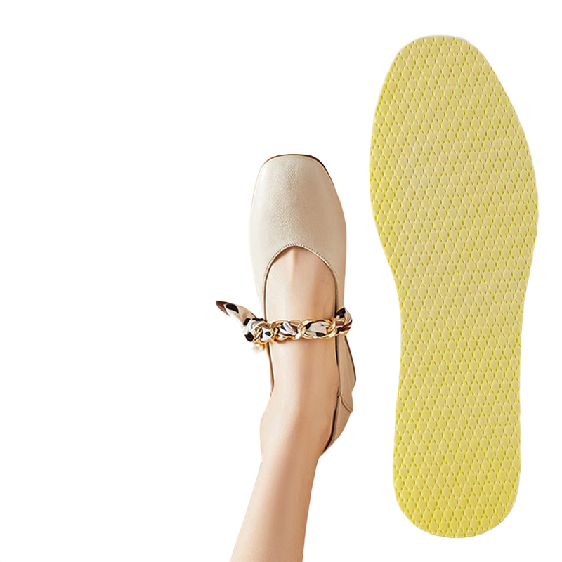 確兒2雙裝 夏季鞋墊女士超薄軟彈力乳膠鞋墊防臭吸汗抗菌單鞋墊高跟鞋 【2雙裝灰色】夏季超薄款 35-36碼 可裁剪更貼合鞋型