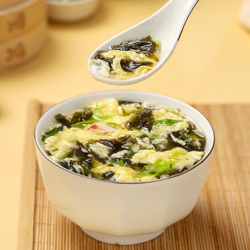 新美香速食紫菜蛋花汤速溶冻干汤懒人方便食品夜宵早餐冲泡外卖汤料包