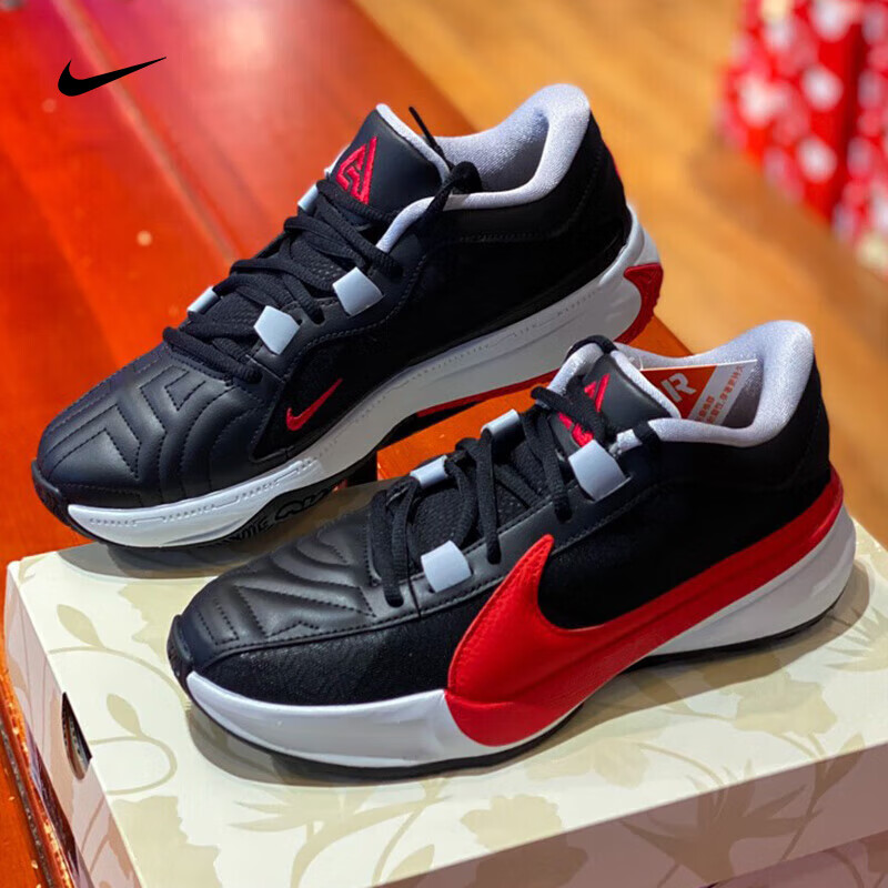 freak 5字母哥实战篮球鞋 dx4996-004黑红 40