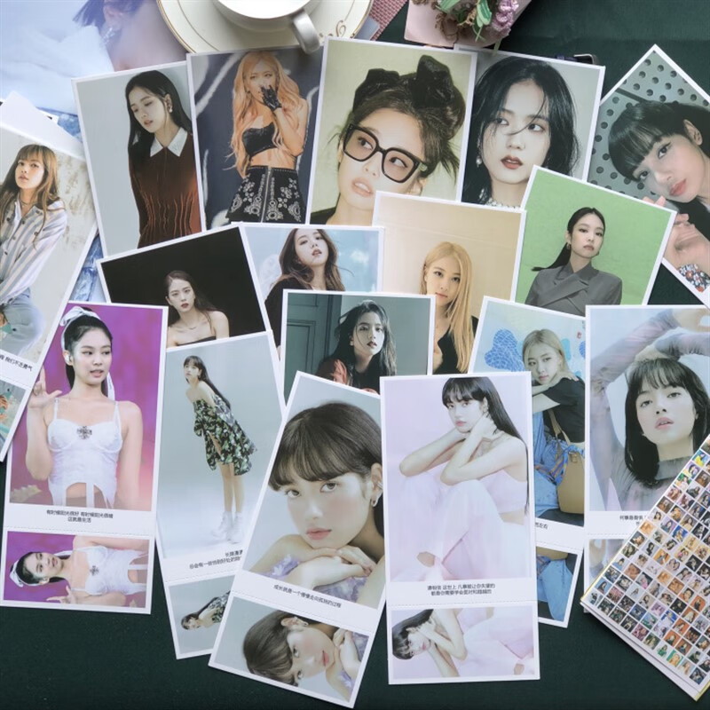 BLACKPINK明信片合集小卡小贴纸L