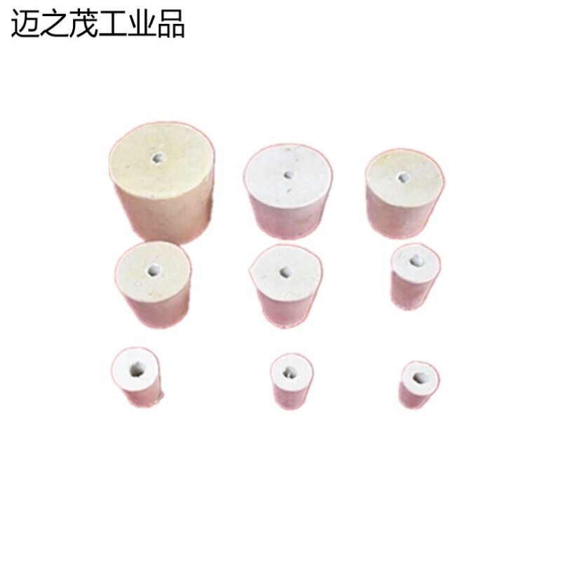 单孔橡胶塞试管塞橡皮塞大小口瓶塞三角烧瓶塞化学器材教学仪器 单孔0