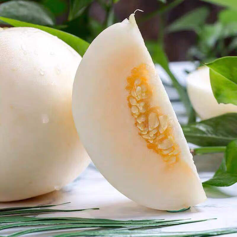 田园东方 ORIENT IDYLL陕西阎良甜瓜 软甜香瓜(红白肉随机放软再吃)新鲜水果生鲜带箱 5斤单果400g起步净重4.5斤