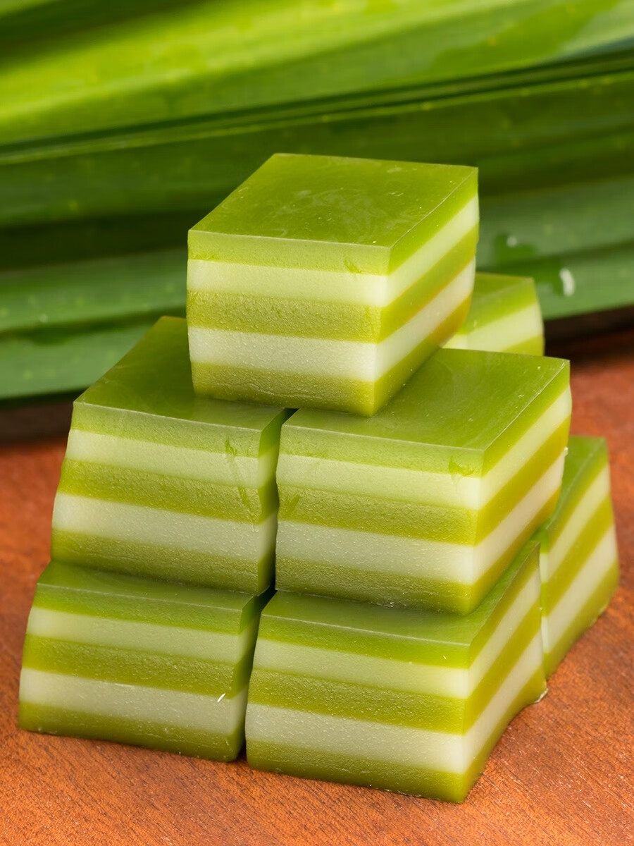 隽颜堂千层斑斓椰汁糕传统娘惹糕芒果椰汁糕东南亚软糯即食点心糕点