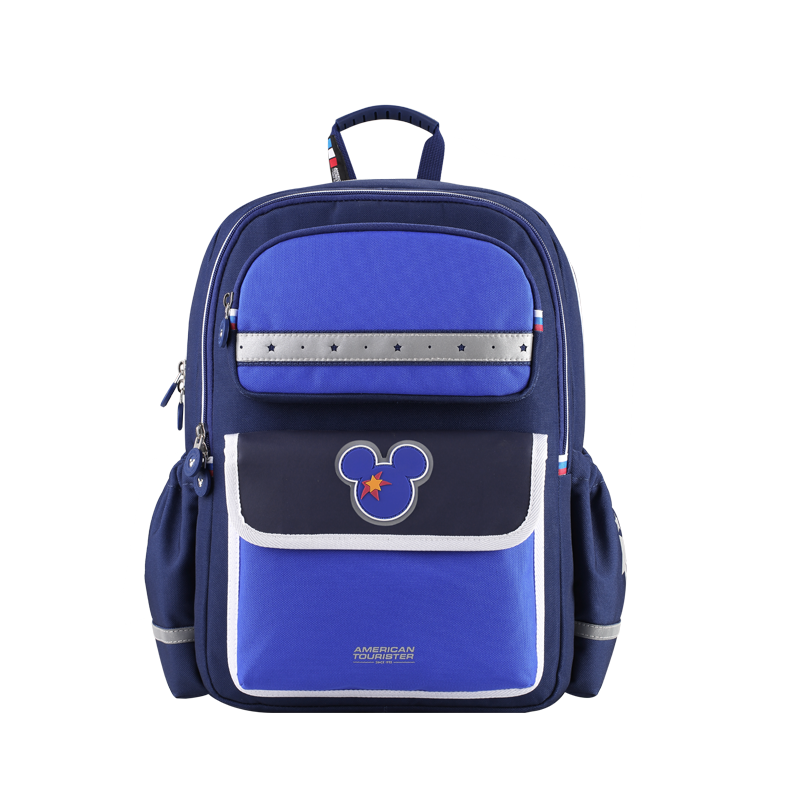 美旅箱包美旅放心书包1-3年级小学生大容量透气背包nc4*002深蓝色