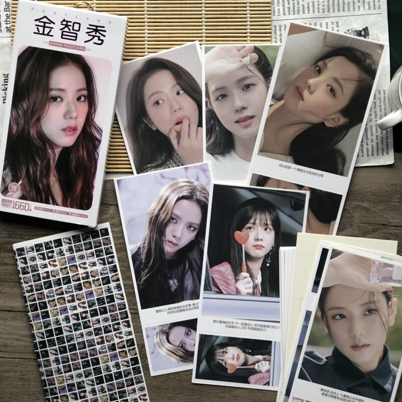 BLACKPINK明信片合集小卡小贴纸L