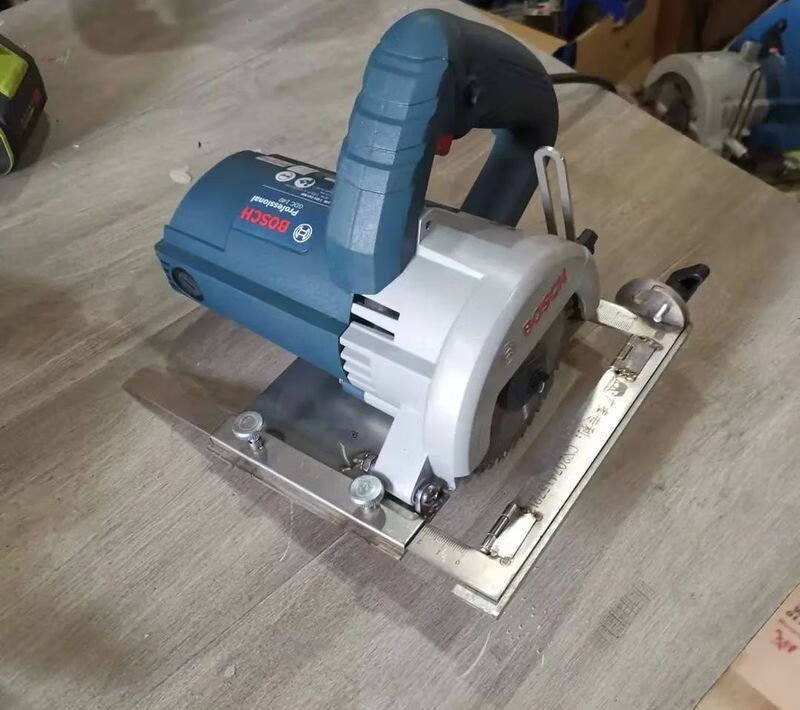 140标配折叠靠尺平切底板木工改装手提锯底板室内装修工具 切割机加