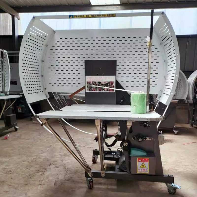 定制全自动结束带机pe打捆机草绳捆绑机纸箱打包机捆扎书本打结捆绳机