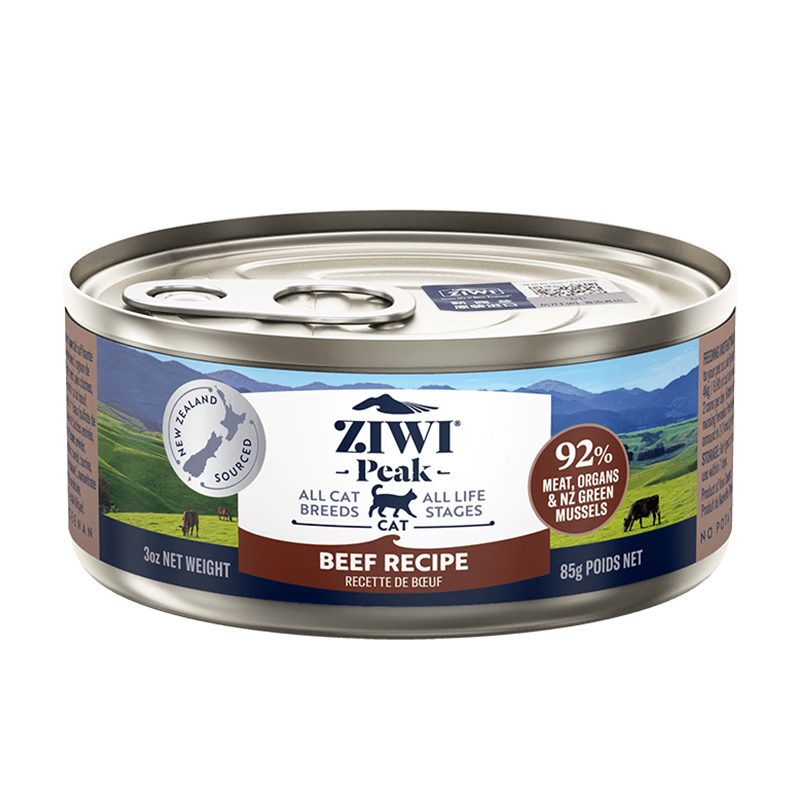 ZiwiPeak滋益牛肉猫罐头85g*1罐主食零食全猫通用
