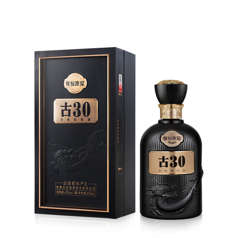 古井贡酒年份原浆古30 42度浓香型白酒收藏42度500mL 1瓶【报价 古井贡酒年份原浆古30 42度浓香型白酒收藏42度500mL 1瓶【报价