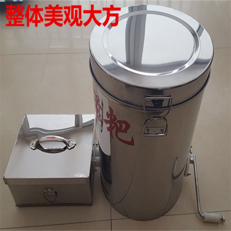 京单不锈钢手摇香甜糯米糍粑机新设计清洗方便 中桶直径30.