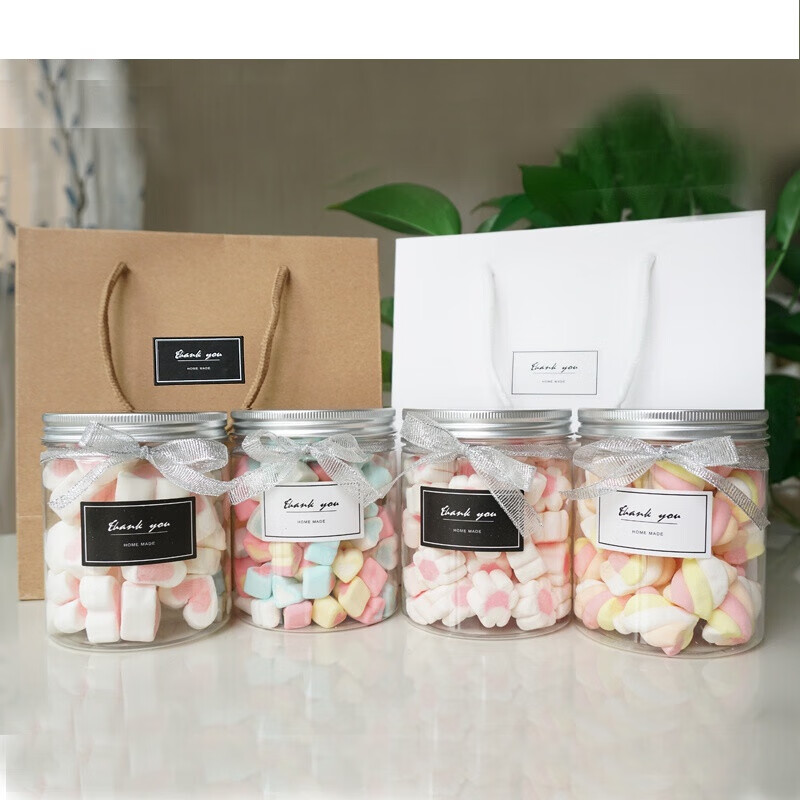 宜享健康2罐可爱粉色爱心粉色糖果高颜值零食棉花糖少女心生日糖果