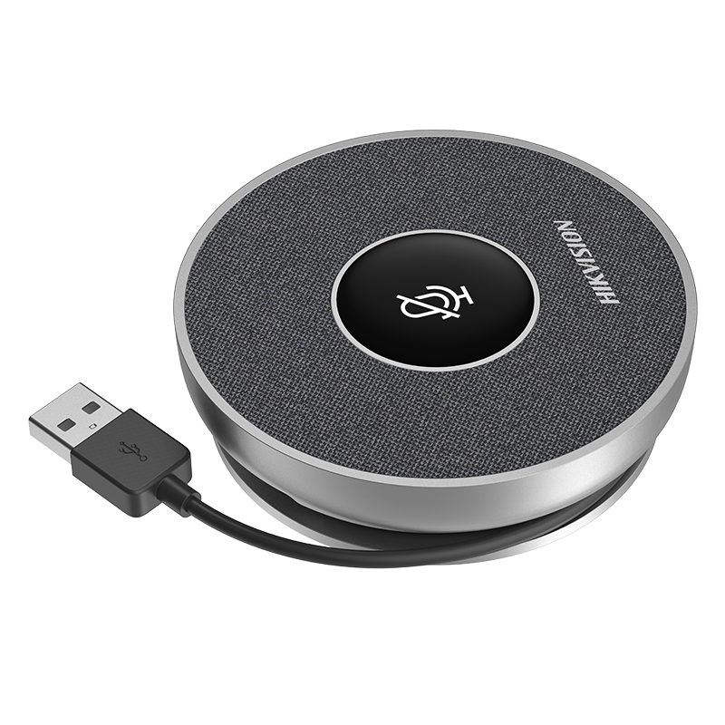 HIKVISION海康威视全向麦克风视频会议USB免驱360°收音5米拾音桌面型拾音器适用15~40㎡