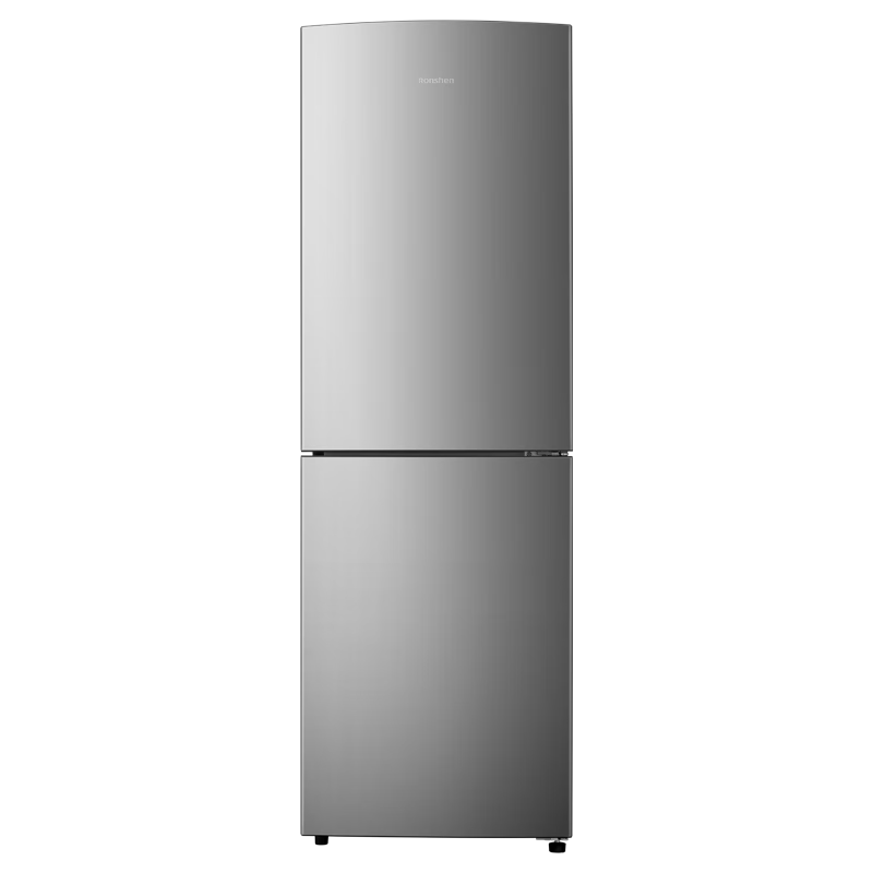 容声(Ronshen)219升小型两门冰箱家用双门风冷无霜节能低噪大冷冻空间银色面板BCD-219WD12D