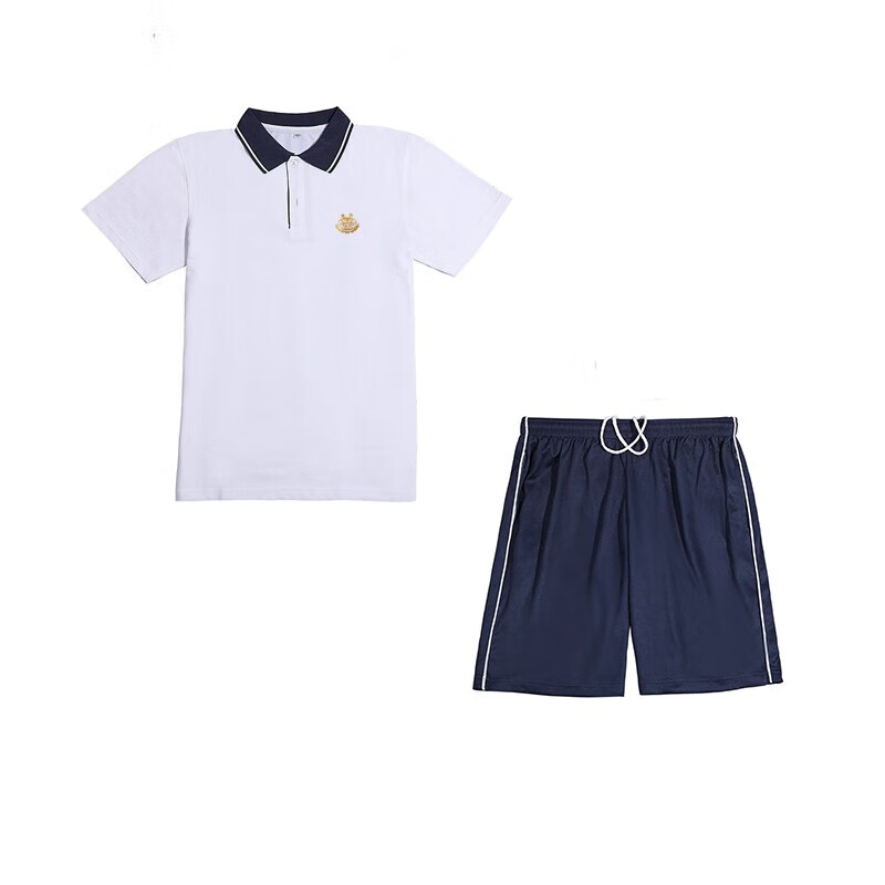创京懿选东莞市东华初中校服初中学初一二三夏季运动男女生衬衫短袖