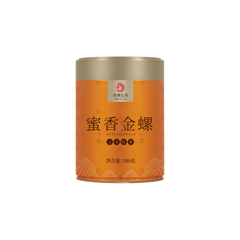 凤牌 特级 蜜香金螺 工夫红茶 100g