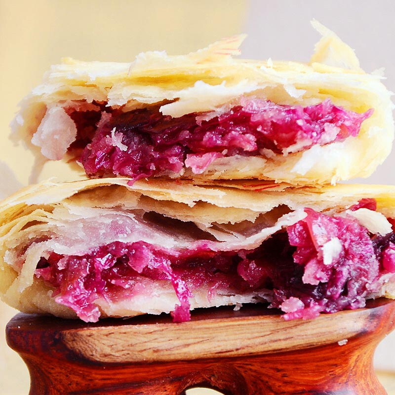 鲜花饼云南特产玫瑰饼10枚丽江零食糕点小吃昆明玫瑰花饼 玫瑰鲜花饼4