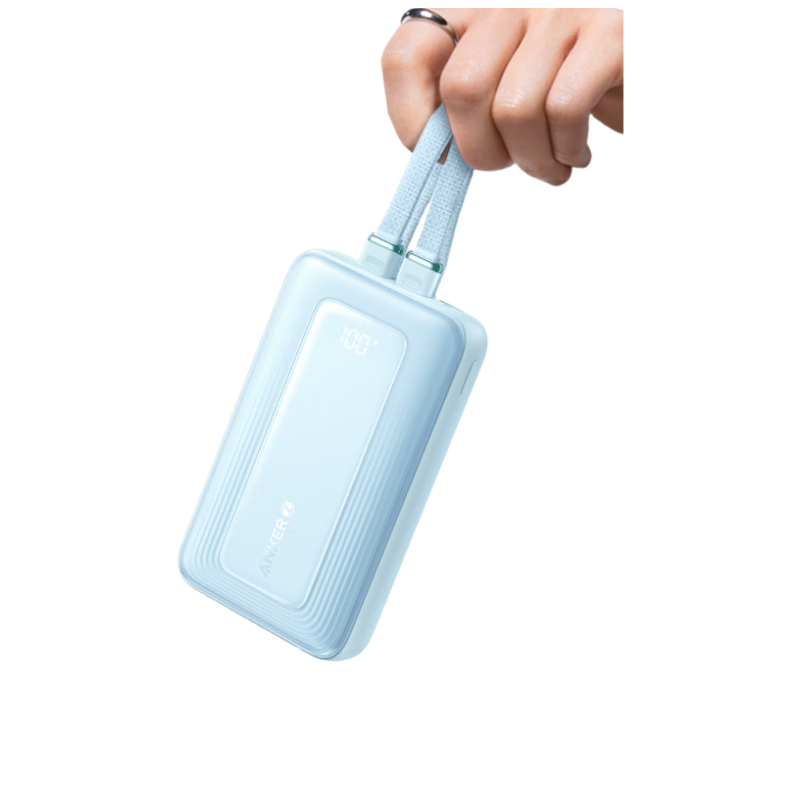安克 移动电源 20000mAh、30W快充、蓝