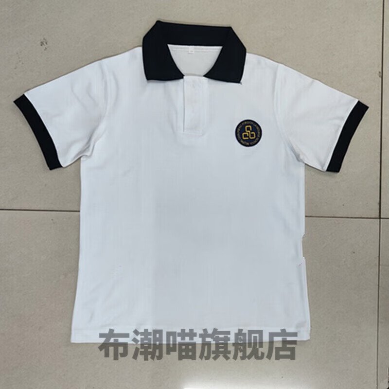 花淯北京朝阳外国语学院中小学生校服夏季新款短袖短裤班服团体服 夏