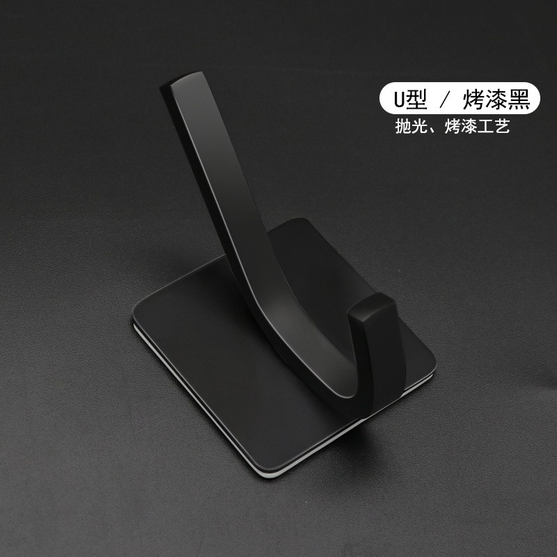 徽匠世家304不锈钢挂钩强力粘钩门后衣钩五金挂衣钩免打孔金属衣帽钩