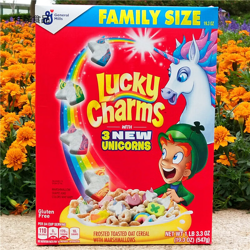 lucky charms吉他谱,lucky吉他谱lenka弹唱 魔法棉花糖燕麦圈儿童即食早餐谷物麦片lucky charms cereal 297g红色