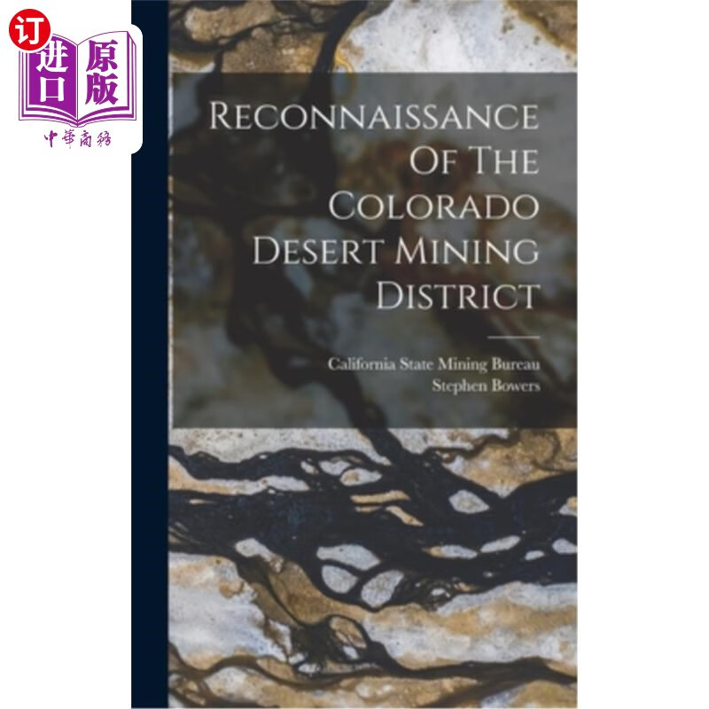 海外直订reconnaissance of the colorado desert mining district