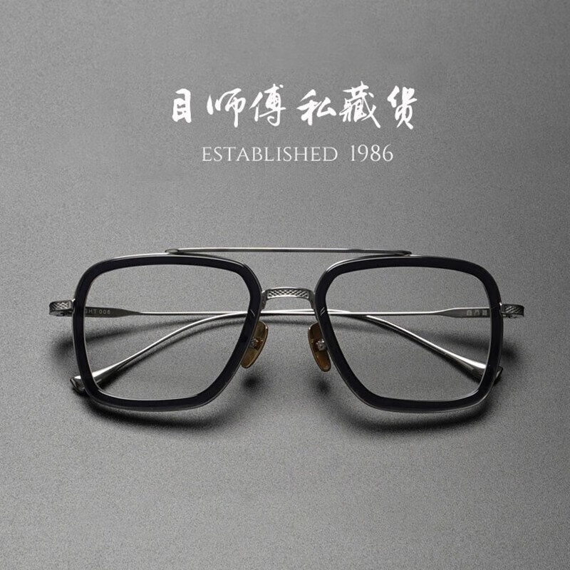 目师傅私藏货复联3钢铁侠同款眼镜框伊迪斯唐尼太阳镜近视镜变色墨镜