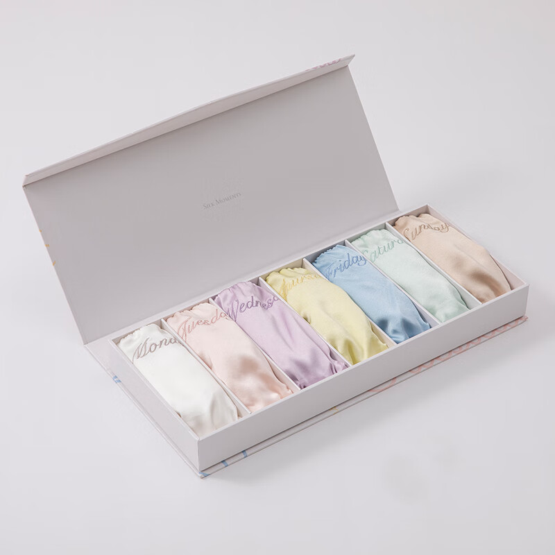 manito /曼尼陀 weekly collection星期内裤礼盒七条装真丝贴身亲肤