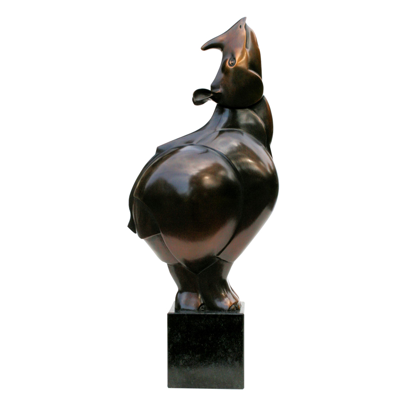 商务礼品乔迁贺寿家居装饰摆件客厅书房办公室弗兰斯限量作品 犀牛