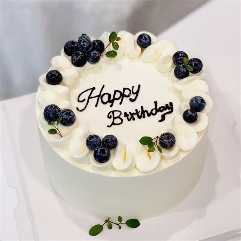 芙滋窝新款蓝莓生日蛋糕男士老公男女朋友森系水果奥利奥全国同城配送