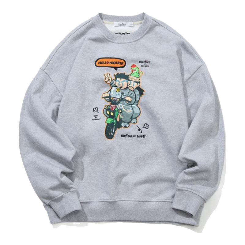 nautica white sail����֮��ͬ��׷����������ϵ���Ա��ذ�ëȦԲ������BGKW5104 ����ɫ005 XL