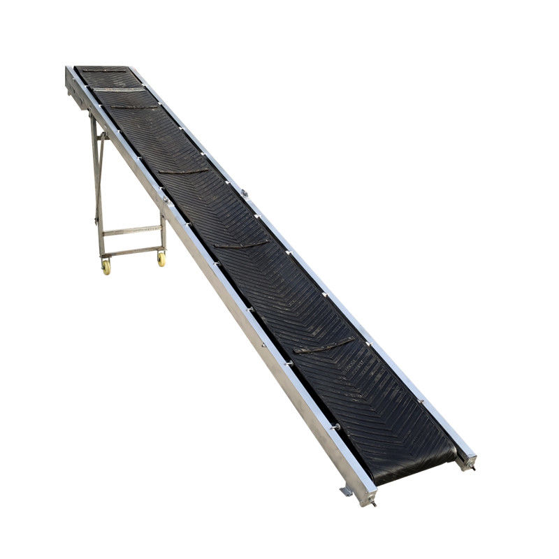 丹斯提尼输送机传送带电动便携式折叠家用装车卸货爬坡机带斗边皮带