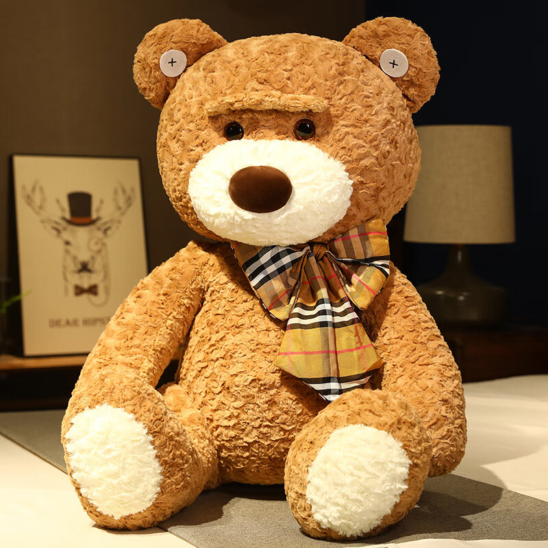 泰迪熊毛绒玩具可爱狗熊布娃娃小熊公仔睡觉安抚玩偶送女生礼物 图片