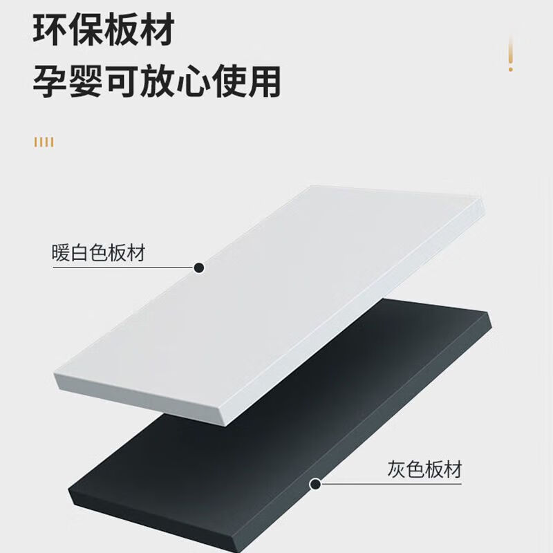 米聆2025新款家用书桌学生台式电脑桌轻奢现代书柜书桌一体桌双人轻奢 C款_长205深60高220cm