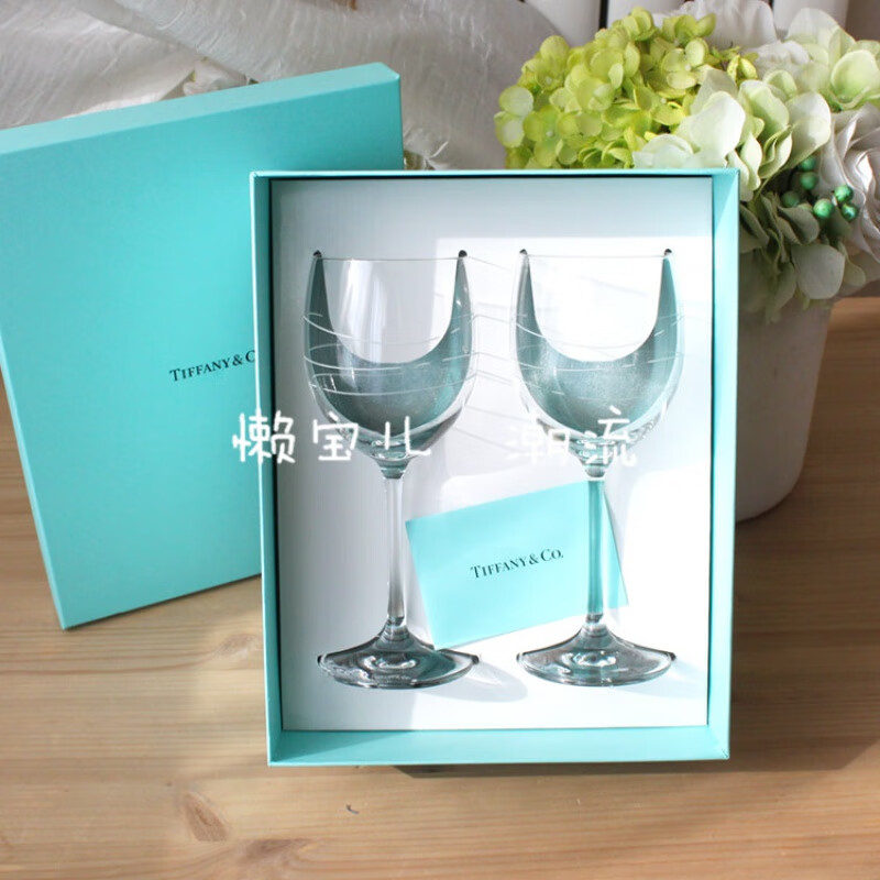 tiffany杯子香槟杯  日本tiffany玻璃杯子蒂芙尼红酒杯香槟杯高脚杯对