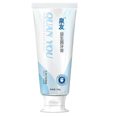 泉友益生菌牙膏全友健齿护龈控制牙龈萎缩溃疡平衡口腔菌群 泉友牙膏*