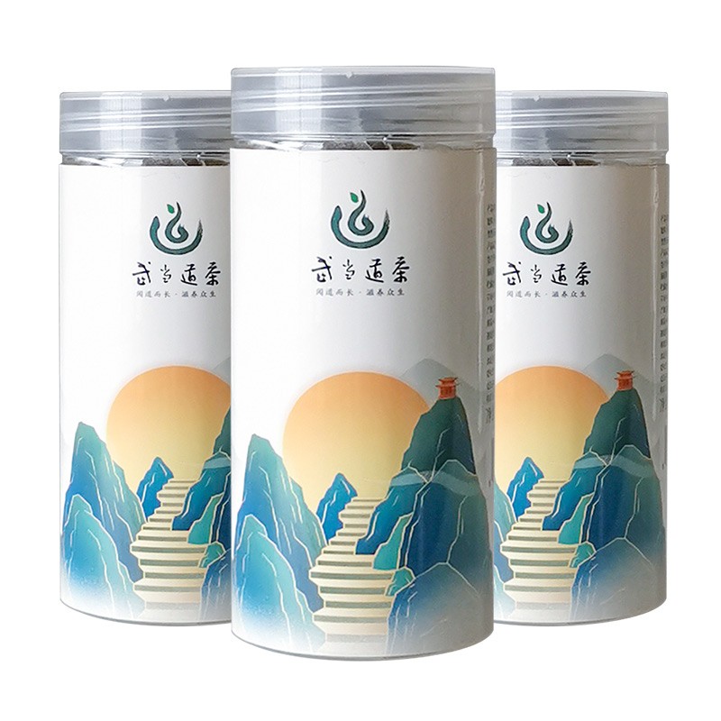 武当道茶三角袋泡茶原叶清香绿茶泡茶茶叶 42g装14泡