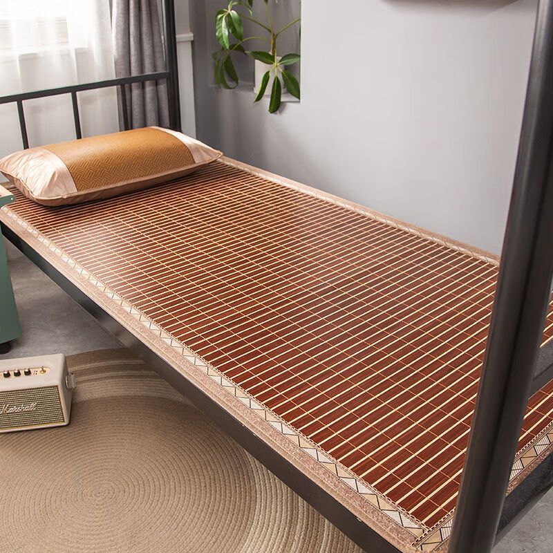 陌桐帛枝凉席单人学生宿舍竹席单人凉席凉爽舒适家用宿舍学生 双面