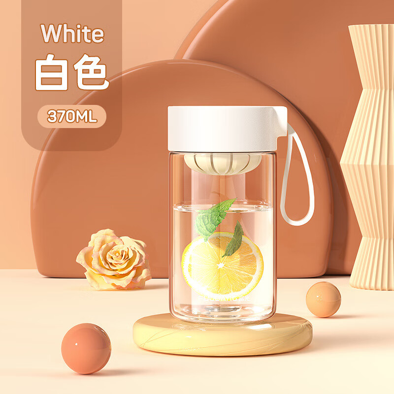 富光夏季运动水杯高颜值健身杯子女学生大容量便捷耐高温网红印字 370