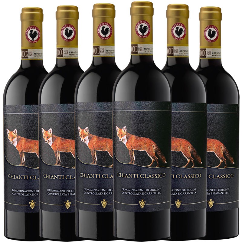 经典奇安蒂干红葡萄酒意大利docg级托斯卡纳chianti classico 黑公鸡