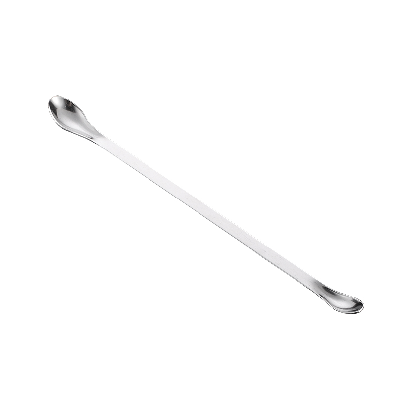 纳仕徳 sw6009实验取样勺加厚不锈钢药匙称量微量试剂药勺单头不锈钢