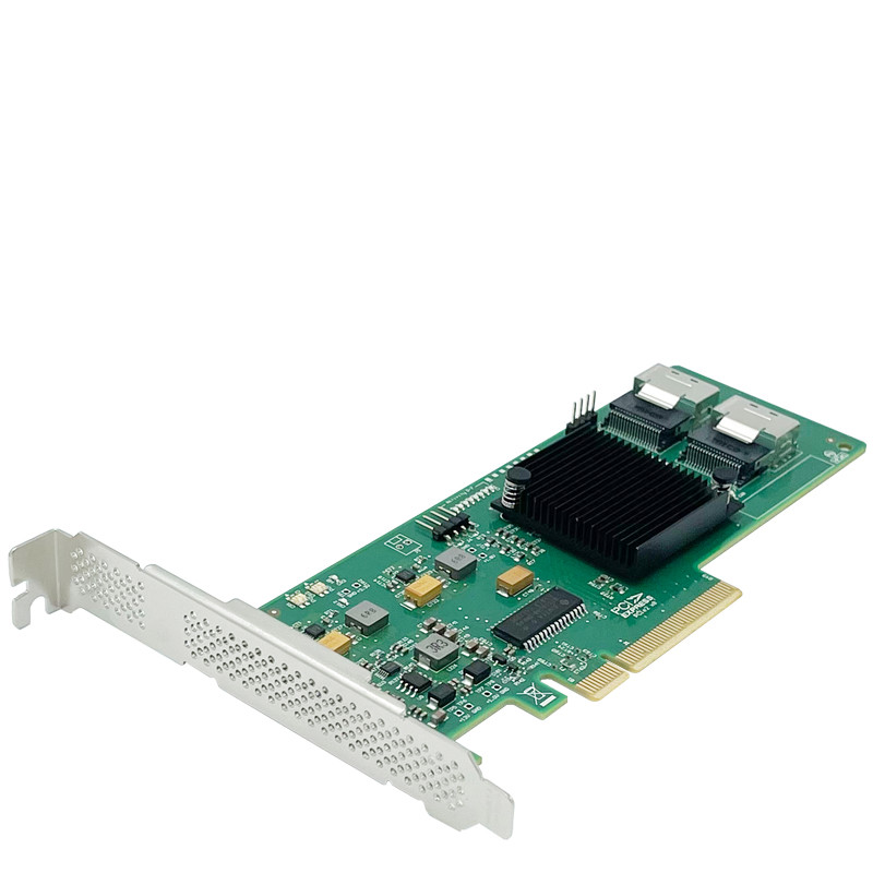 臻龙minipcie转扩展nas4盘位硬盘m8087转3转接卡chia 桔色