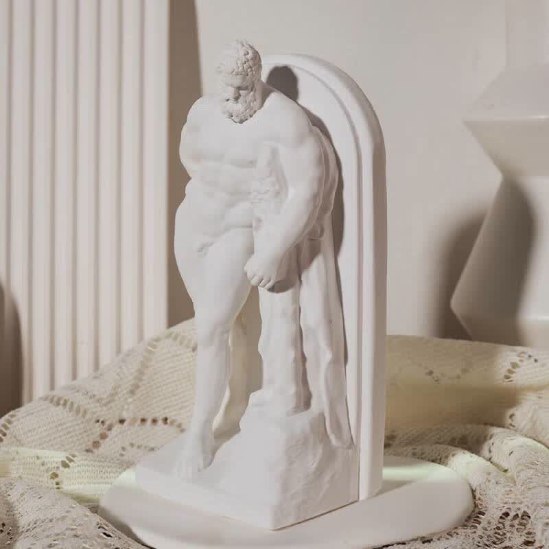楚如大力神肌肉男石膏像大力士雕塑树脂工艺品家装饰摆件美术素描教具