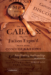预订 Attributing Authorship