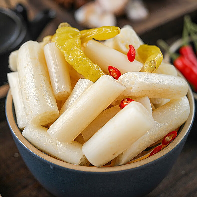 洪湖农家洪湖泡藕带400g*3 藕带藕尖泡菜 梦里水乡蔬菜火锅食材 湖北特产