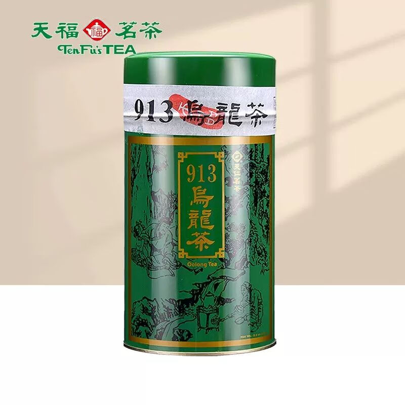 食芳溢天福茗茶 913乌龙茶原装高山茶冻顶乌龙茶叶天仁茗茶罐装150g